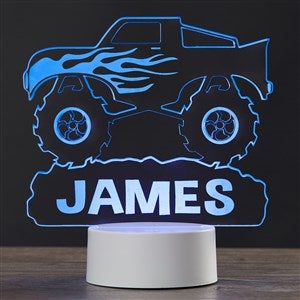 Monster Truck Personalized LED Sign - 36154