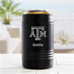NCAA Texas A&M Aggies Personalized Stainless Insulated Beer Can Holder