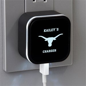 NCAA Texas Longhorns Personalized LED Triple Port USB