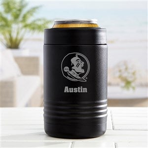 NCAA Florida State Seminoles Personalized Stainless Insulated Beer Can Holder
