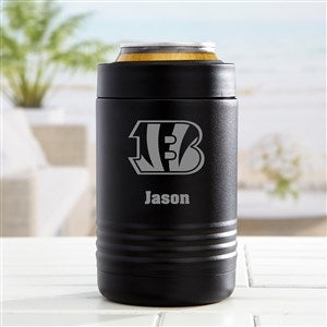 NFL Cincinnati Bengals Personalized Stainless Insulated Beer Can Holder