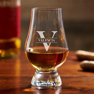 Lavish Last Name Glencairn® Personalized 6.25oz Whiskey Glas - #36372