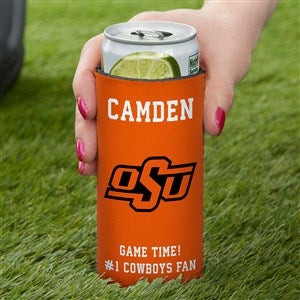 NCAA Oklahoma State Cowboys Personalized Slim Can Cooler