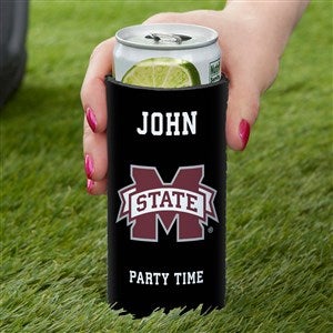 NCAA Mississippi State Bulldogs Personalized Slim Can Cooler