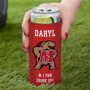 NCAA Maryland Terrapins Personalized Slim Can Cooler