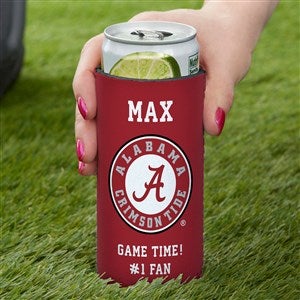 NCAA Alabama Crimson Tide Personalized Slim Can Cooler