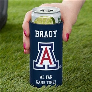 NCAA Arizona Wildcats Personalized Slim Can Cooler