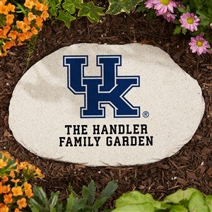 NCAA Kentucky Wildcats Personalized Round Garden Stone