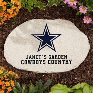 NFL Dallas Cowboys Personalized Round Garden Stone