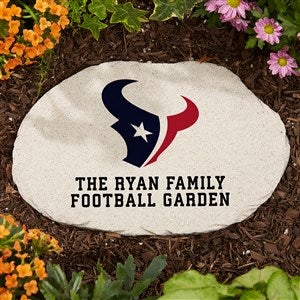 NFL Houston Texans Personalized Round Garden Stone