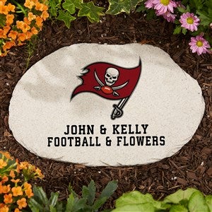 NFL Tampa Bay Buccaneers Personalized Round Garden Stone