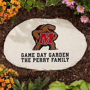 NCAA Maryland Terrapins Personalized Round Garden Stone