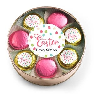 Happy Easter X-Large Tin with 16 Chocolate Covered Oreo Cookies