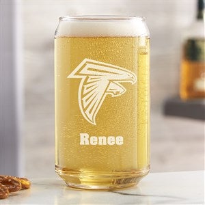 NFL Atlanta Falcons Personalized 16 oz. Beer Can Glass