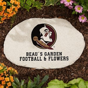 NCAA Florida State Seminoles Personalized Round Garden Stone