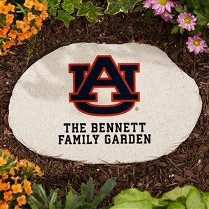 NCAA Auburn Tigers Personalized Round Garden Stone