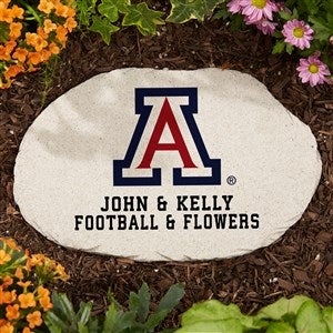 NCAA Arizona Wildcats Personalized Round Garden Stone