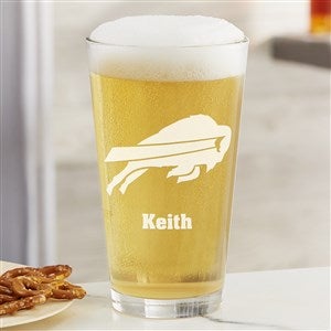 NFL Buffalo Bills Personalized 16 oz. Pint Glass
