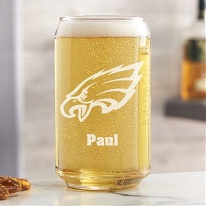 NFL Philadelphia Eagles Personalized 16 oz. Beer Can Glass