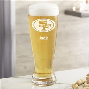 NFL San Francisco 49ers Personalized 23 oz. Pilsner Glass