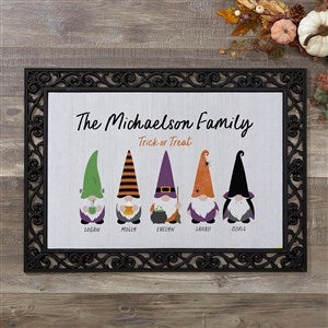 Halloween Gnome Personalized Doormat- 18x27