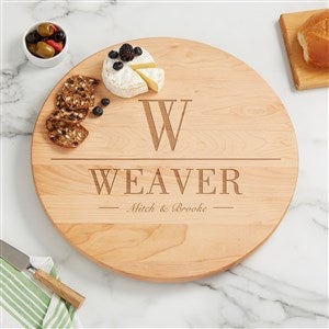 Decorative Name & Initial Personalized Lazy Susan