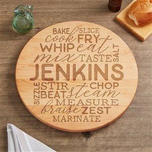 Kitchen Words Personalized Lazy Susan