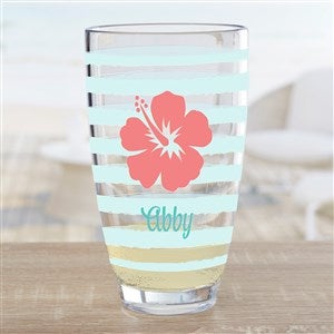 Personalized Unbreakable Tritan Tumber Glass - Beach Fun