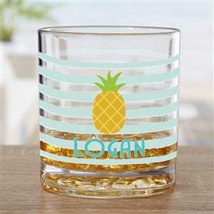 Personalized Unbreakable Tritan Whiskey Glass - Beach Fun