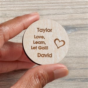 Graduation Inspiration Personalized Wood Pocket Token- Whitewashed