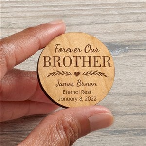 Forever My... Personalized Wood Pocket Token- Natural