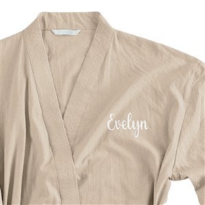 Haven? Linen Blend Linen Kimono Robe