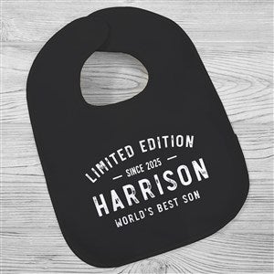 Limited Edition Personalized Baby Bib