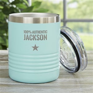 Authentic Personalized 10oz Vacuum Insulated Stainless Steel Tumbler - Teal