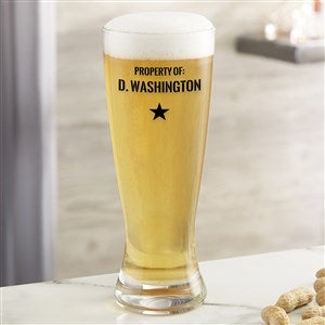 Authentic Personalized 23oz Pilsner Glass