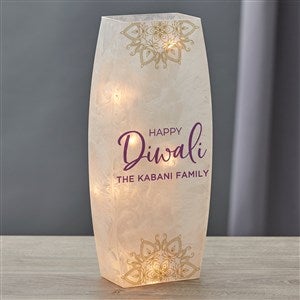 Diwali Personalized Frosted Shelf Décor- Large