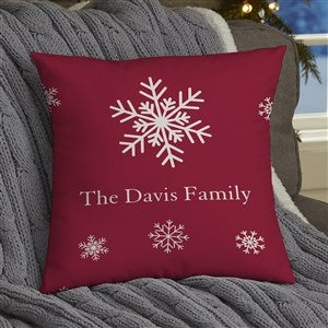 Winter Wonderland Personalized 14 Throw Pillow