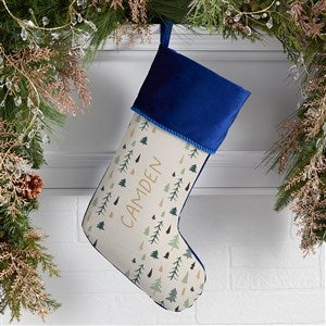 Christmas Aspen Personalized Blue Christmas Stockings