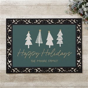 Christmas Aspen Personalized Doormat- 18x27