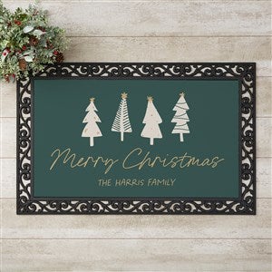 Christmas Aspen Personalized Doormat- 20x35