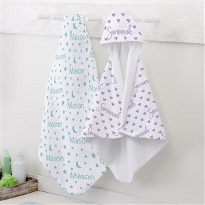 Sweet Baby Personalized Baby Hooded Towel