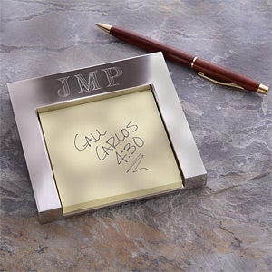 Personalized Monogram Post-It Holder