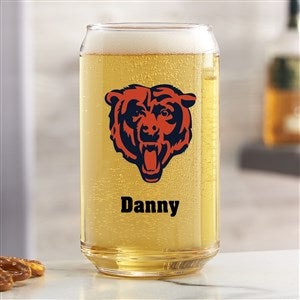 NFL Chicago Bears Personalized Printed Beer Can Glass