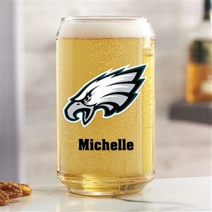NFL Philadelphia Eagles Personalized Printed Beer Can Glass