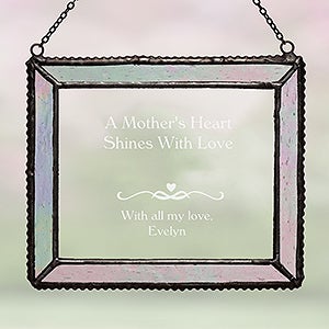 Her Shining Love Personalized Suncatcher