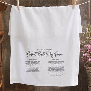 Personalized Flour Sack Towel - Favorite Family Recipe