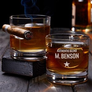 Authentic Personalized Cigar Glasses - Set of 2