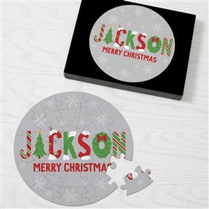 The Joys Of Christmas Personalized 26 pc Puzzle