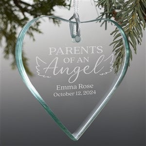 Premium Personalized Child Memorial Ornament - Parents of an Angel