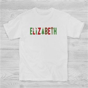 The Joys Of Christmas Personalized Hanes® Kids T-Shirt